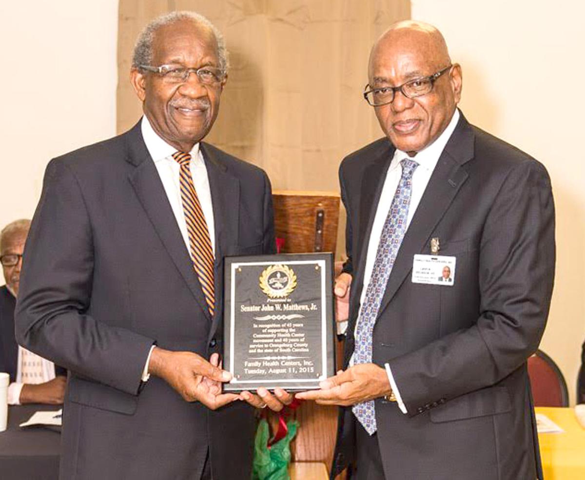 Sen. Matthews honored