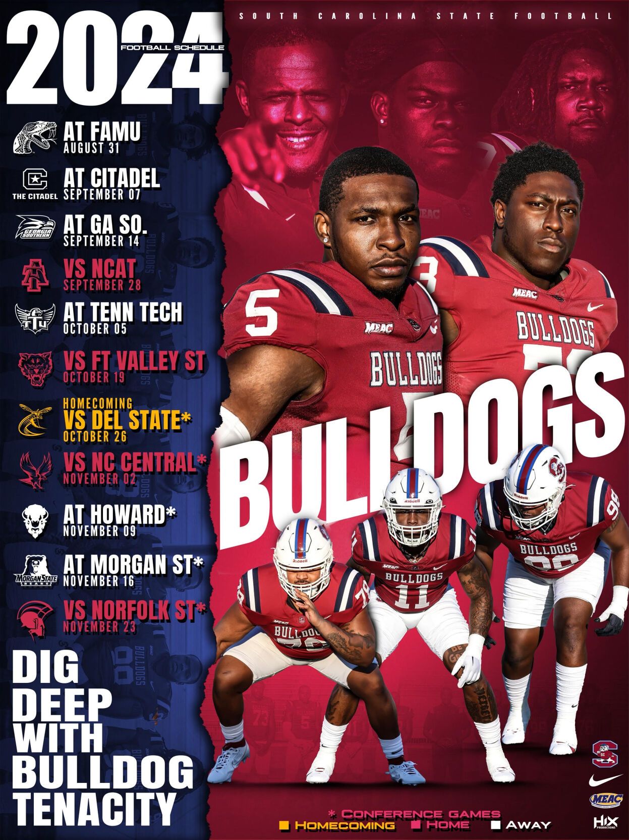 SC State Releases 2024 Football Schedule