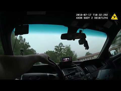 Police Body Cam Footage Of Fugitive Chase