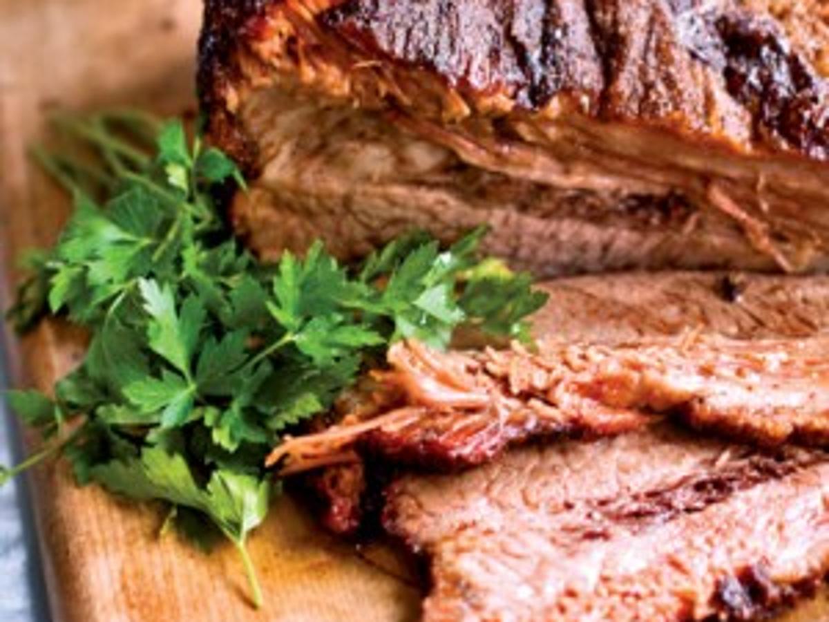 Classic Hanukkah A Slowly Braised Brisket Food Cooking Thetandd Com