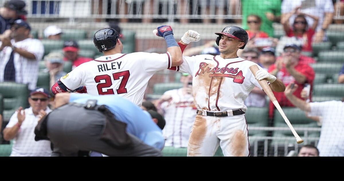 BRAVES BASEBALL Atlanta hammers Angels to win series