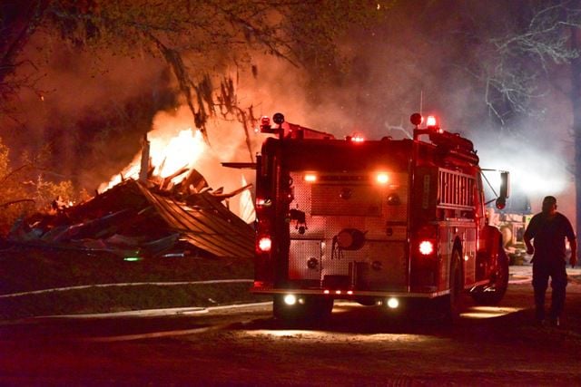 Fire at Cattle Creek Campground