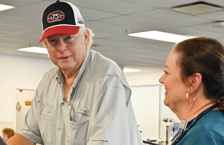Man with NASCAR ties put off facing signs of trouble in his own body’s engine