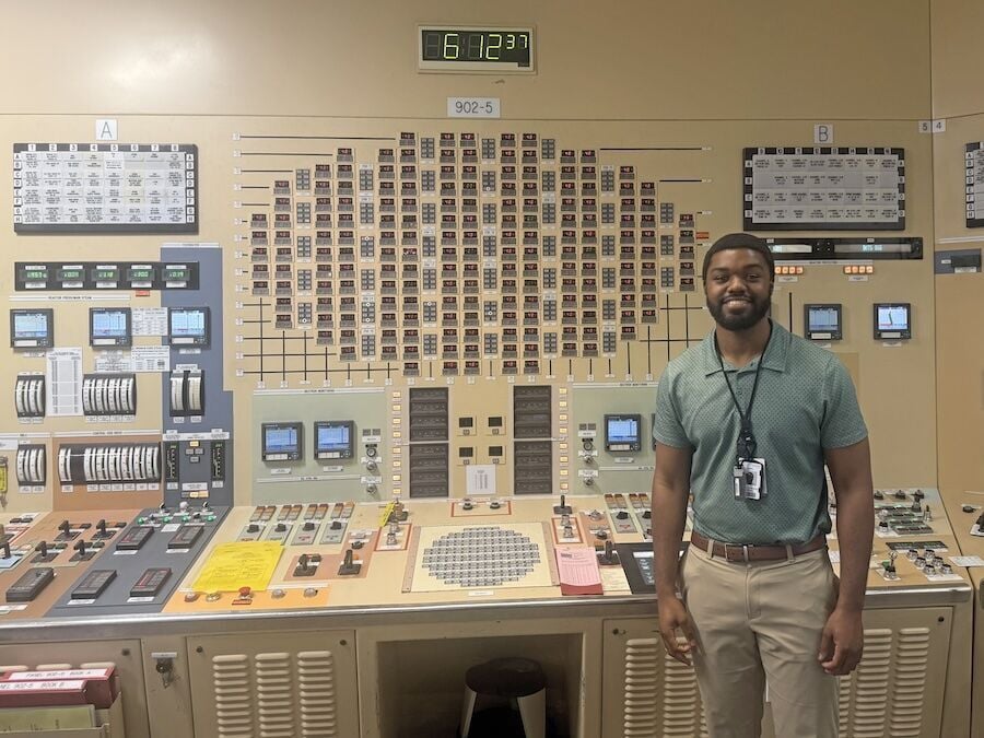 SC State nuclear engineering major gains hands-on experience at nuclear power plant