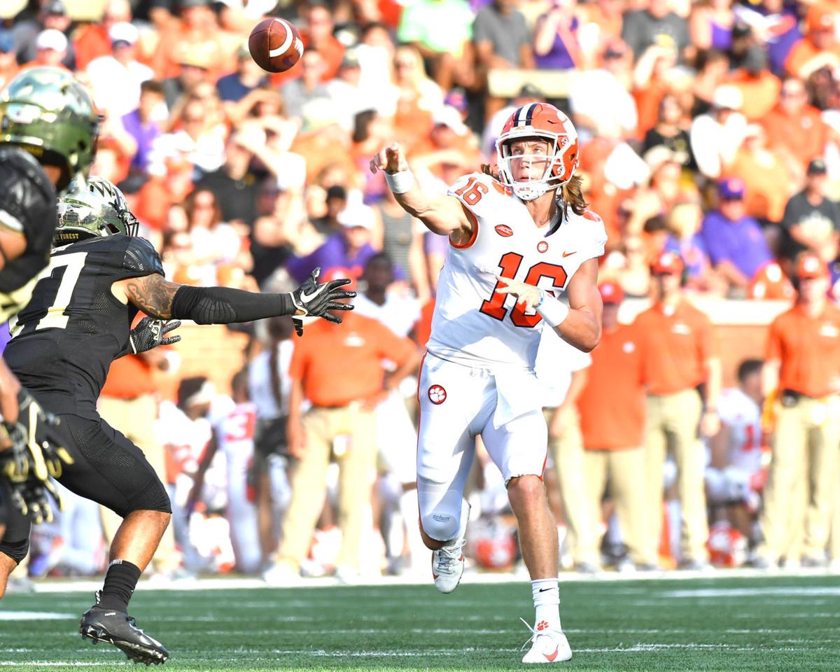 Clemson Football Tigers Run Away From Demon Deacons