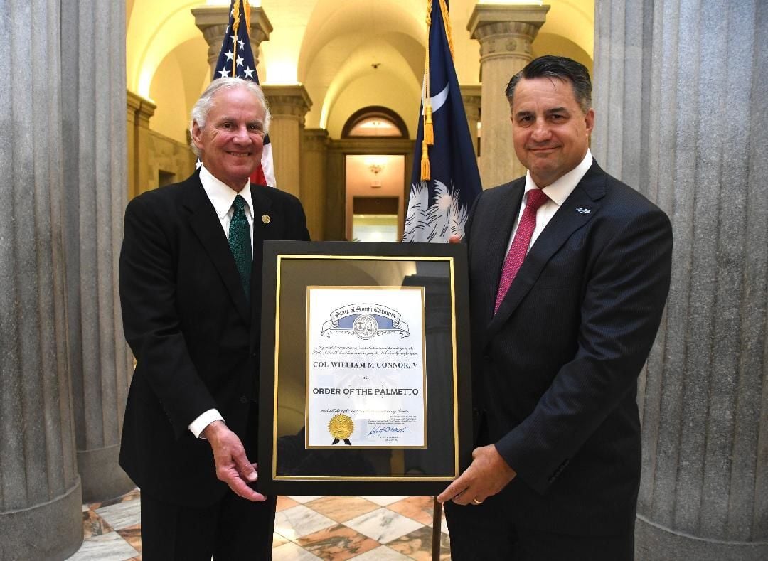 Bill Connor receives Order of the Palmetto