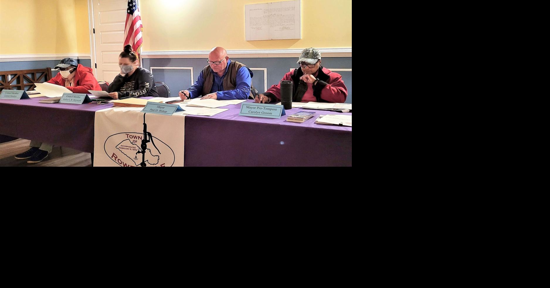 ROWESVILLE TOWN COUNCIL New street signs have arrived