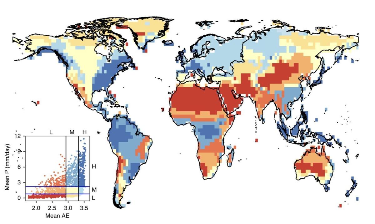 precipitation regions