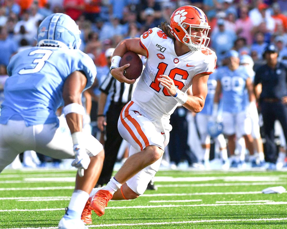 Clemson Football Tigers Survive Tar Heel Scare Clemson