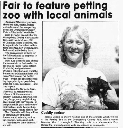 OUT OF THE PAST: 1990 Orangeburg County Fair