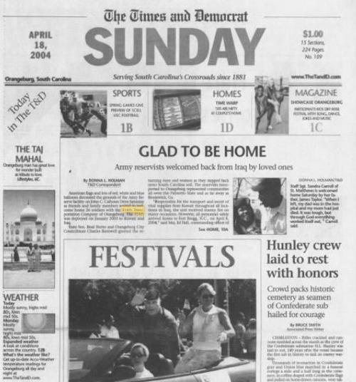414th returns from Iraq in 2004