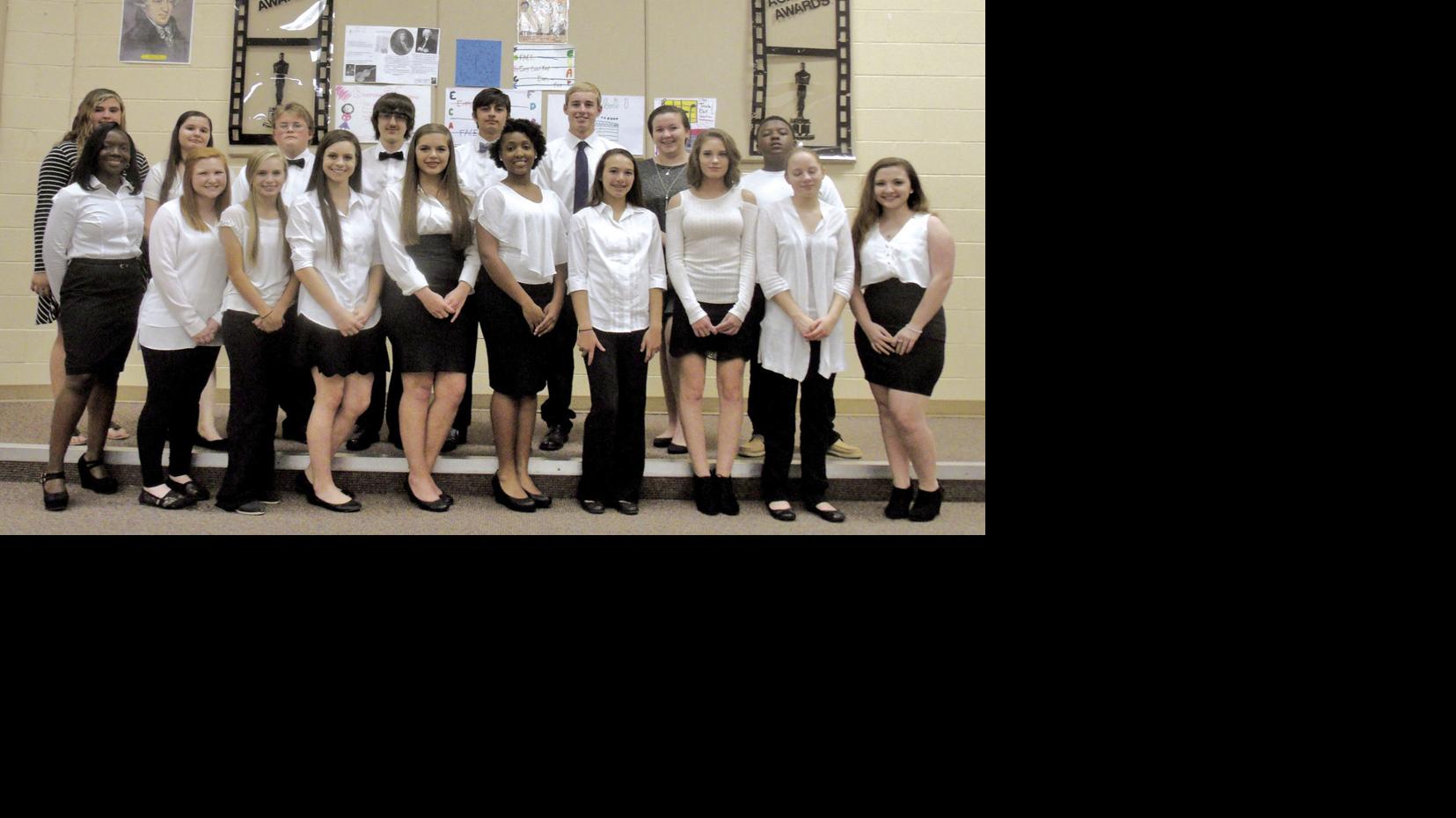 New members inducted into Edisto High School's NHS Orangeburgers