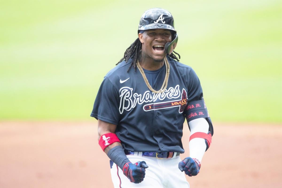 Braves star Ronald Acuña Jr. is dealing with some right knee irritation -  West Hawaii Today