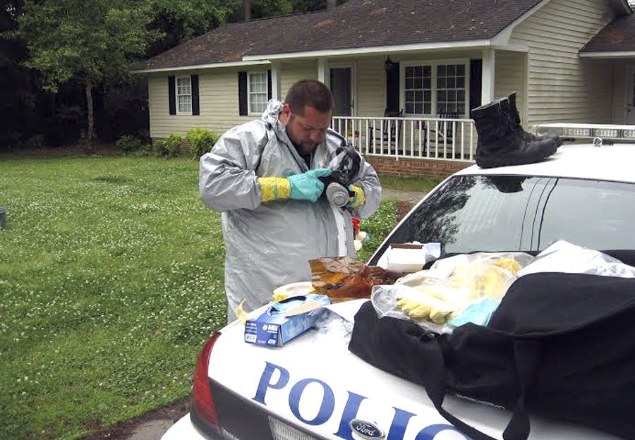 Couple arrested in meth lab bust had two small children in home