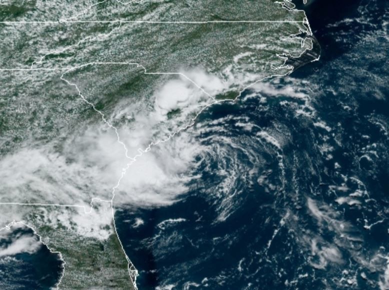 Tropical Storm Danny forms off South Carolina, nearing land