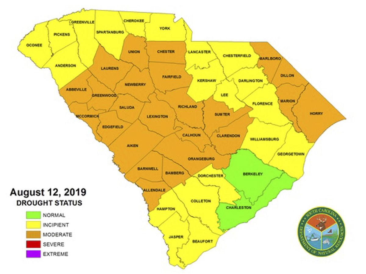Drought worsens in T&D Region; Orangeburg, Bamberg, Calhoun counties upgraded to moderate status