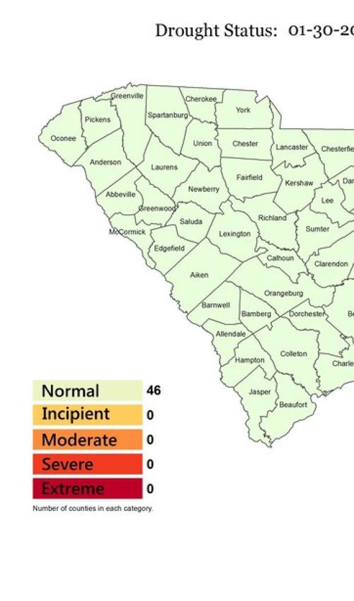 All S C Counties Declared Drought Free Local Thetandd Com