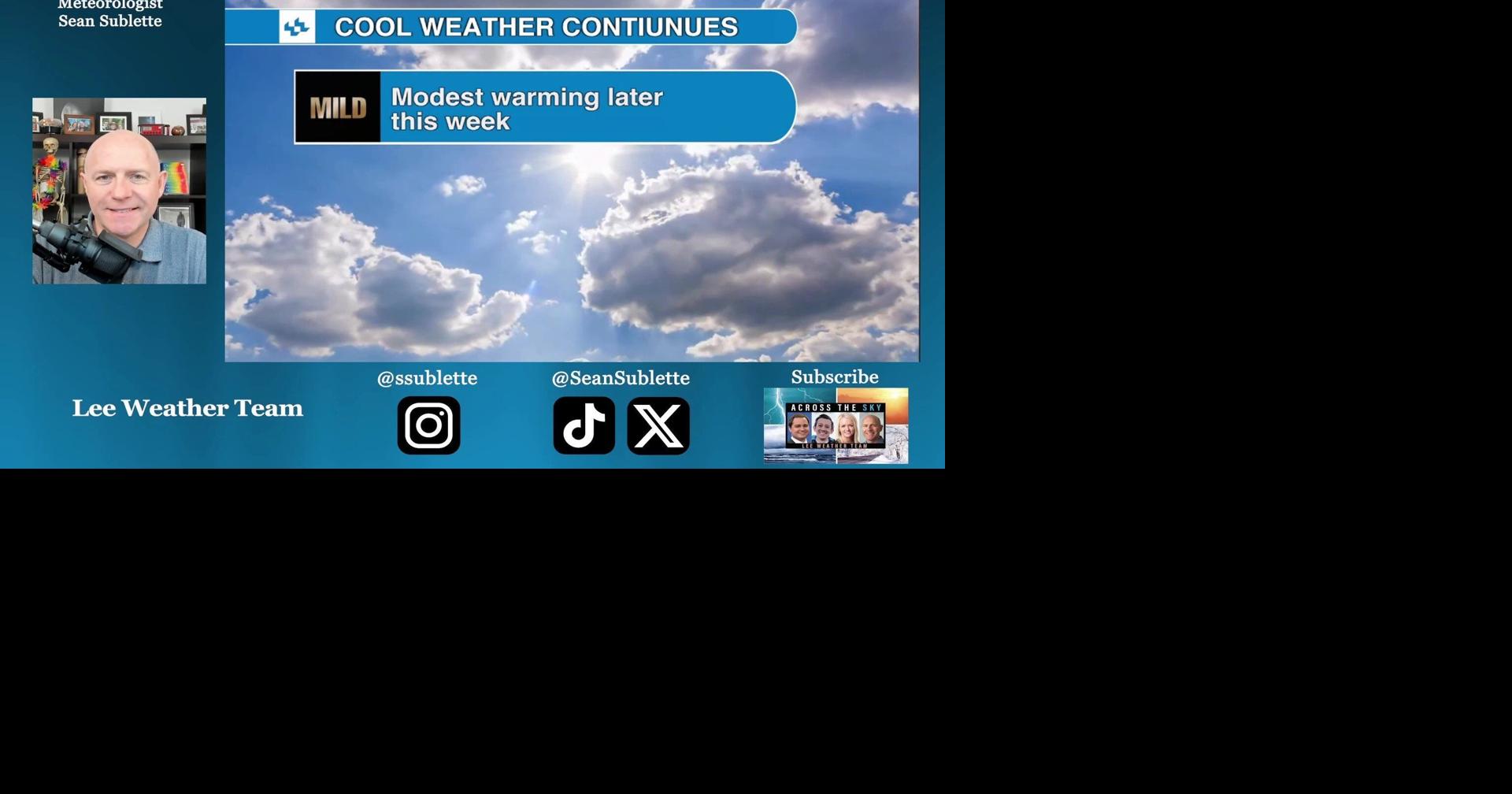 How long will cool weather last in SC? Meteorologist Sean Sublette explains