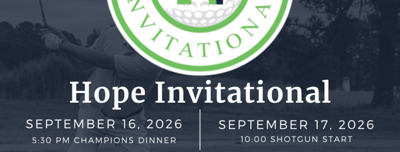 Mark Your Calendars for The Hope Invitational