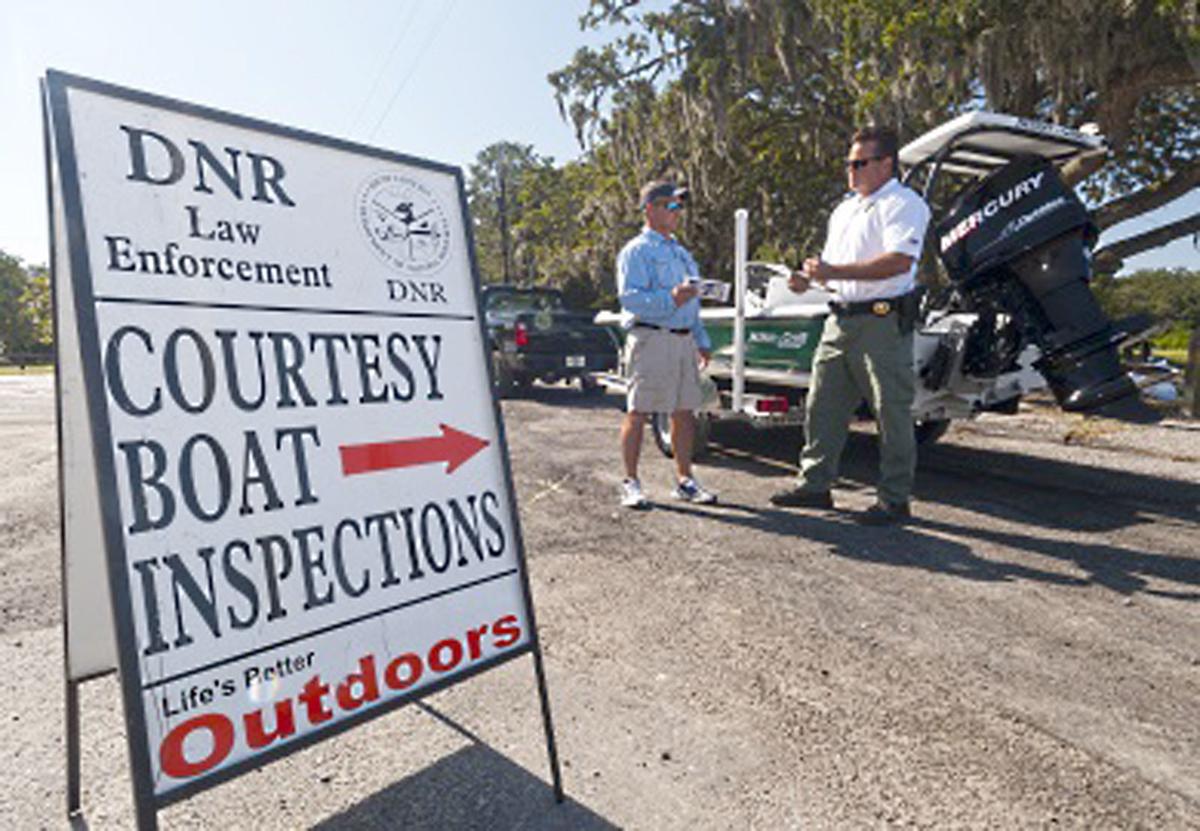 DNR conducting courtesy boat inspections
