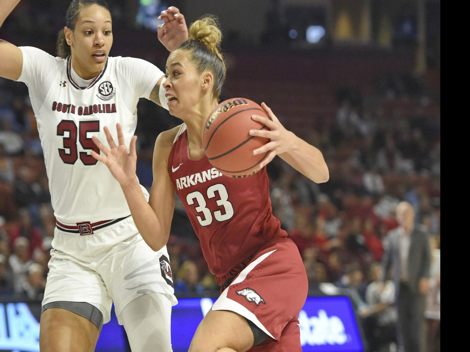 Carolina Basketball Arkansas Women End No 12 Gamecocks 4 Year