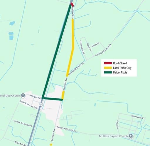 SCDOT to conduct Eastland Avenue intersection improvements in Williamsburg County