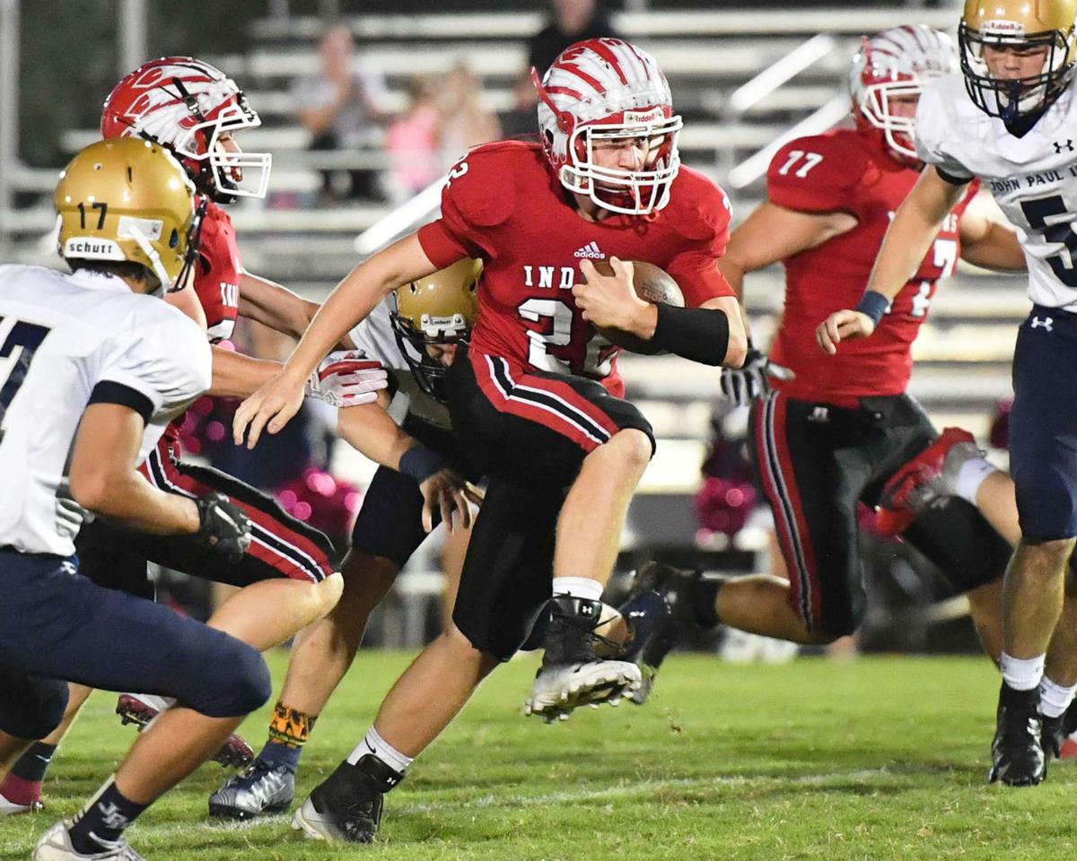 Inabinet runs the ball for Orangeburg Prep
