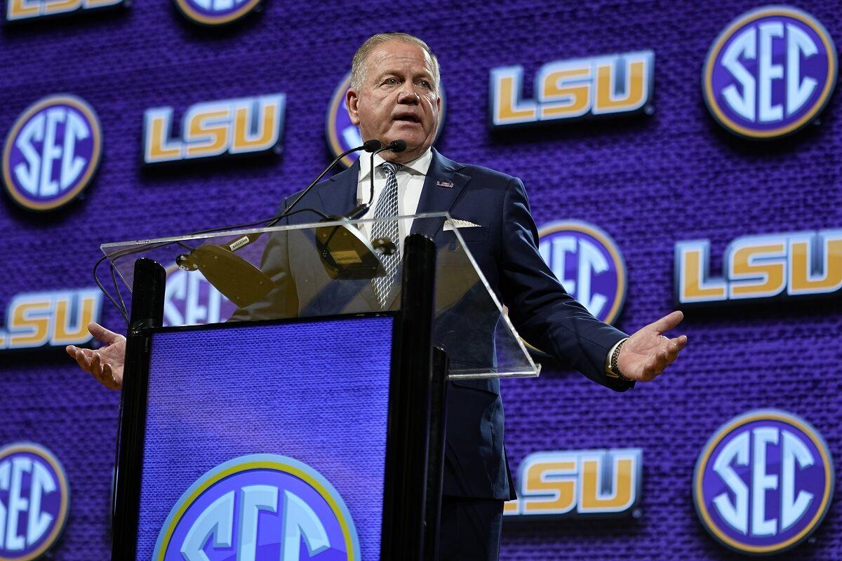 SEC MEDIA DAYS LSU's success ramps up pressure on Kelly