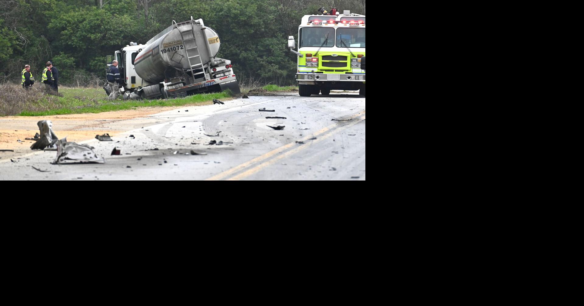 Two hospitalized after fuel tanker, car crash on Neeses Hwy