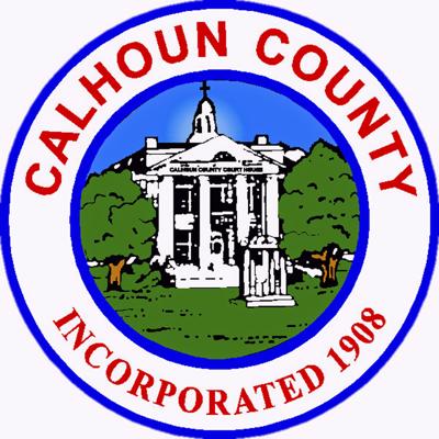 LIBRARY Calhoun County logo for PRINT