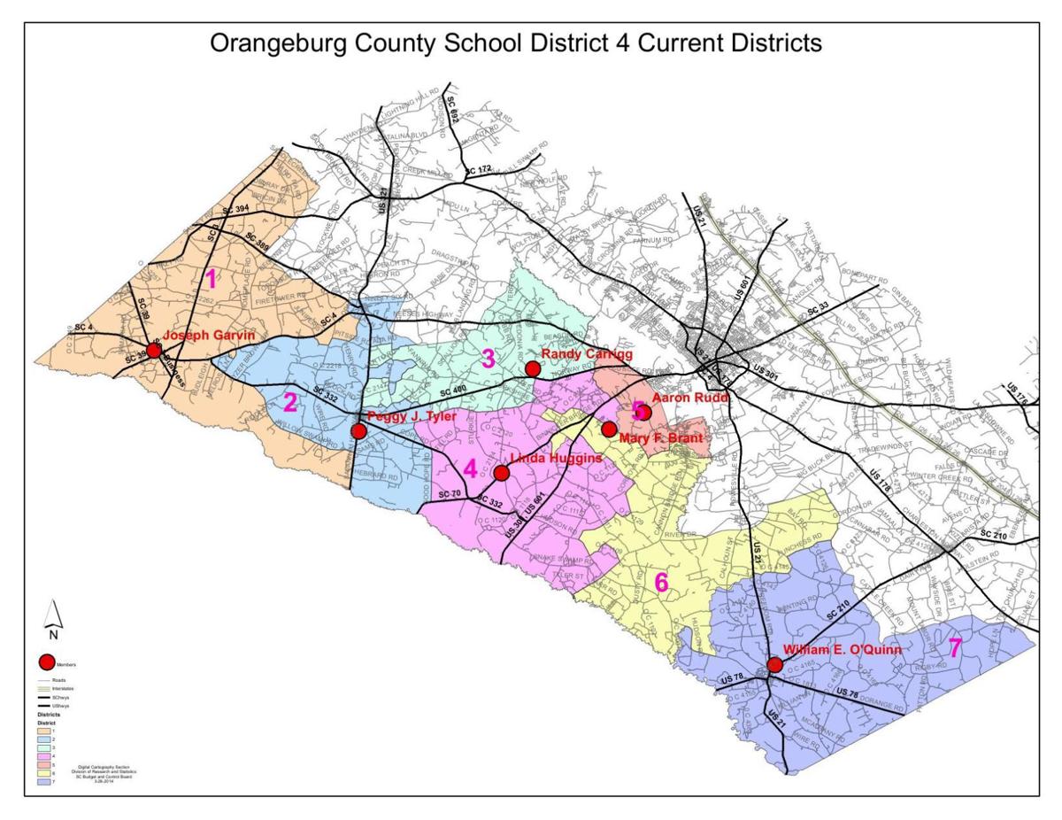 orangeburg county map Orangeburg County School District Maps The Spot Thetandd Com orangeburg county map