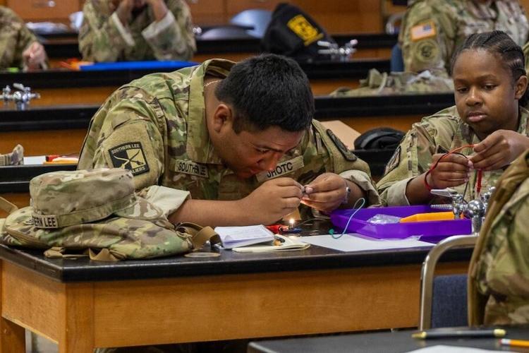 Summer camp at SC State combines leadership, STEM training for JROTC cadets