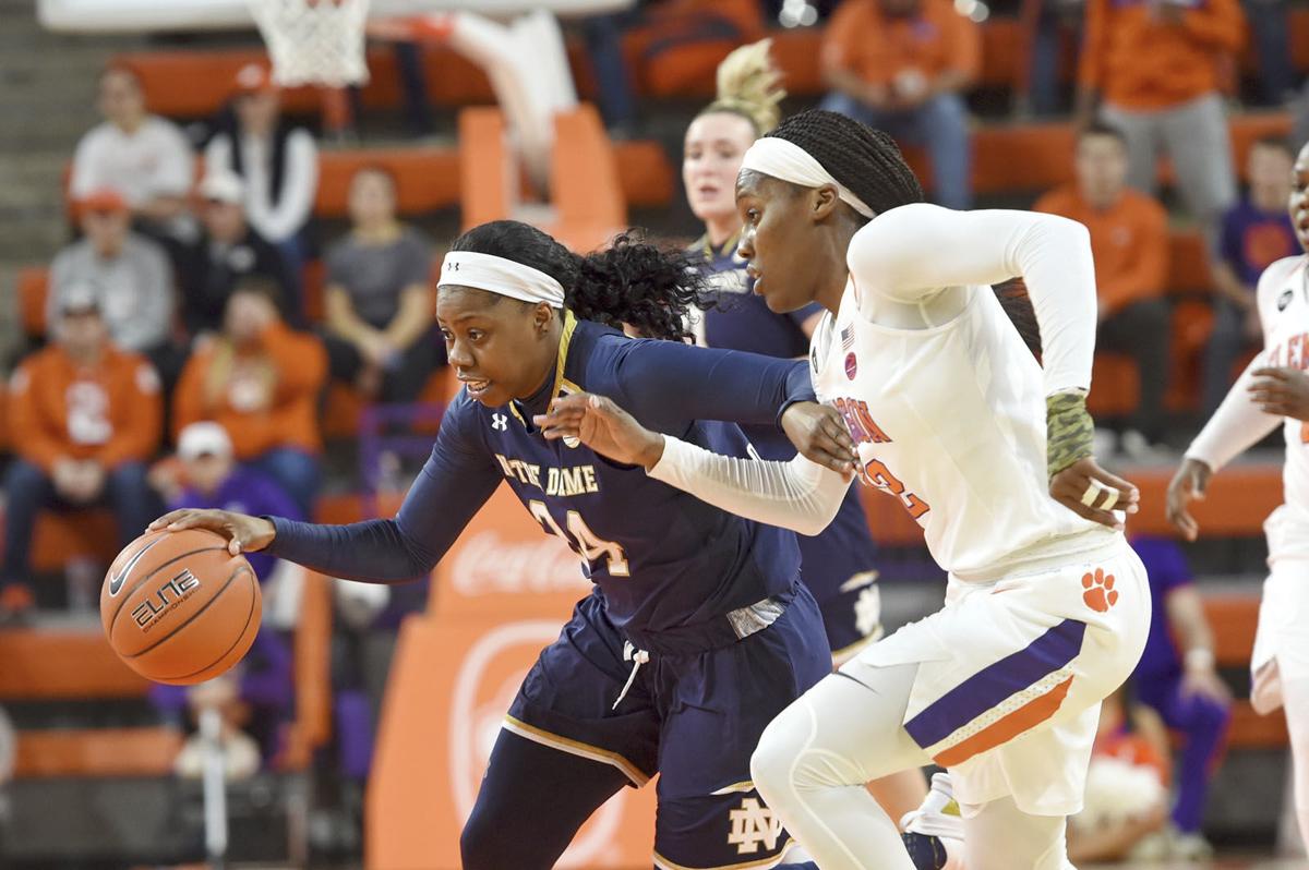 No 5 Notre Dame Routs Clemson Women Clemson Tigers Thetandd Com