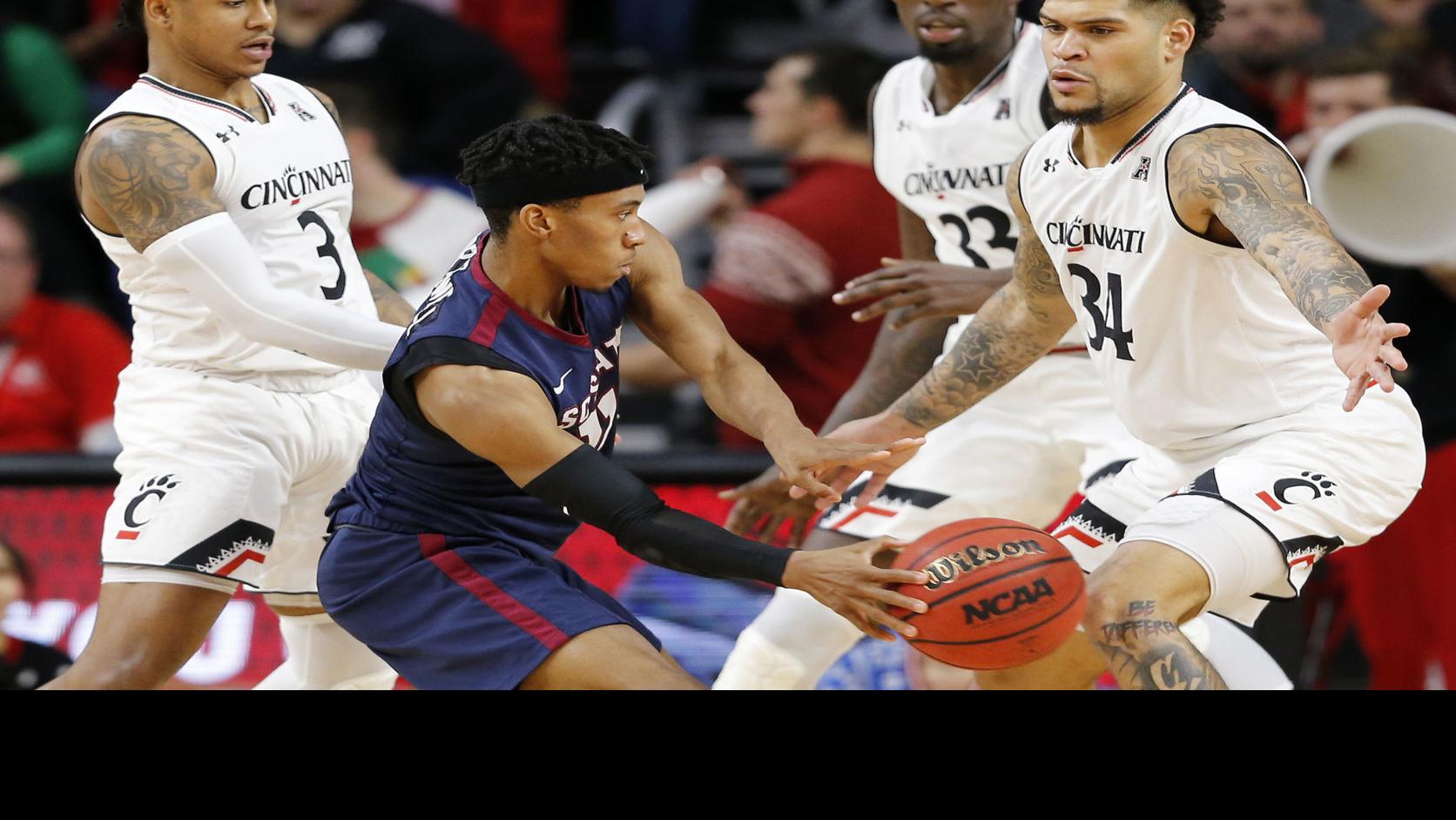 Brooks Leads Cincinnati Over South Carolina State 77 56 S C