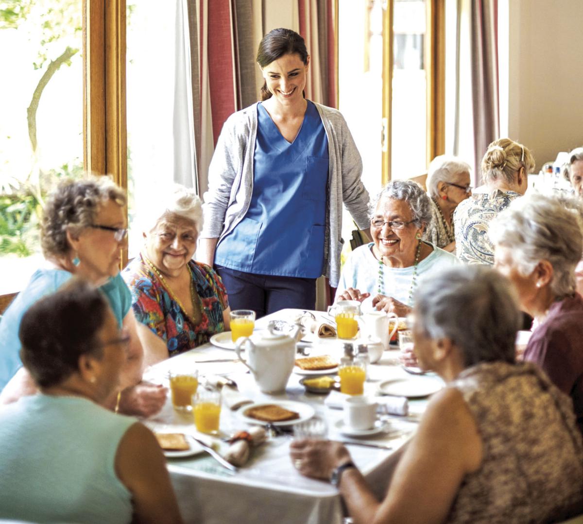 Nursing home illustration