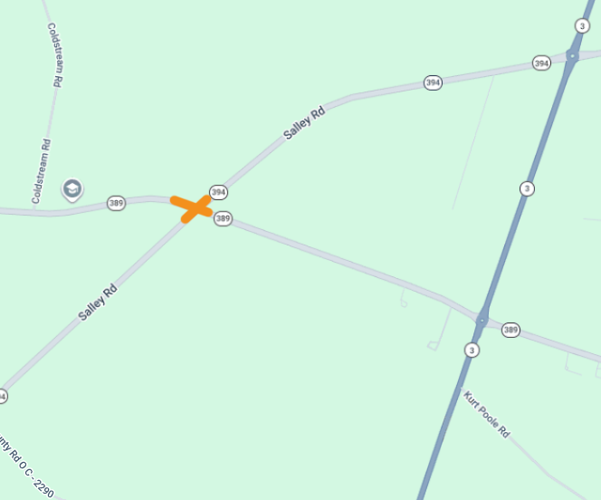SCDOT to Implement Traffic Change at John Nunn Highway and Salley Road Intersection in Orangeburg County