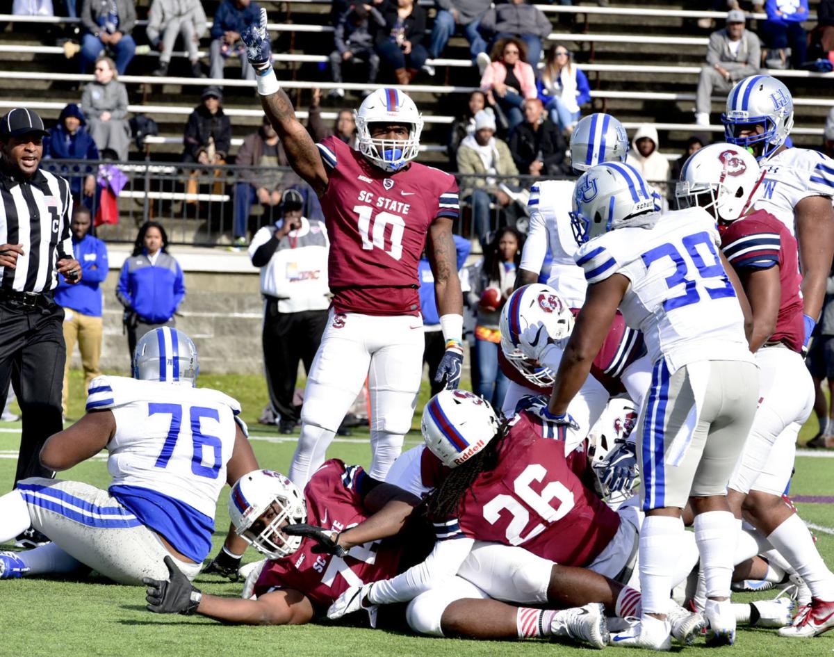 Image result for South Carolina state football Darius Leonard