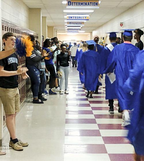 Edisto High holds 1st Senior Walk Local