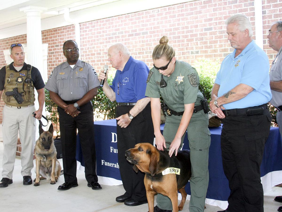 K 9s Given Protective Vests At Event Honoring Officers News Thetandd Com