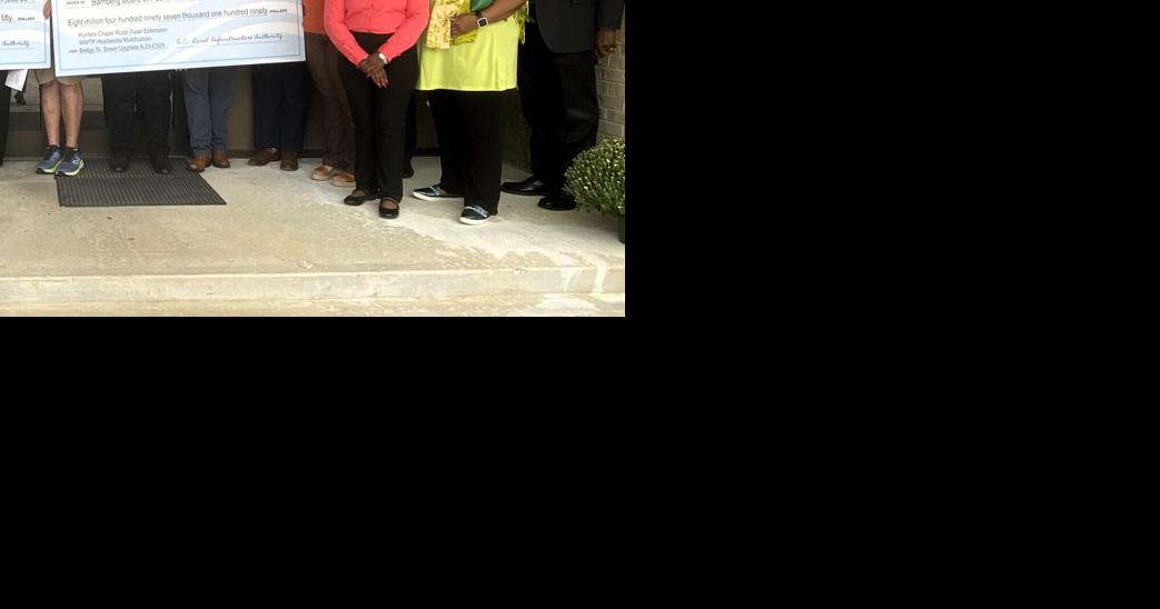 Bamberg celebrates water, sewer grants