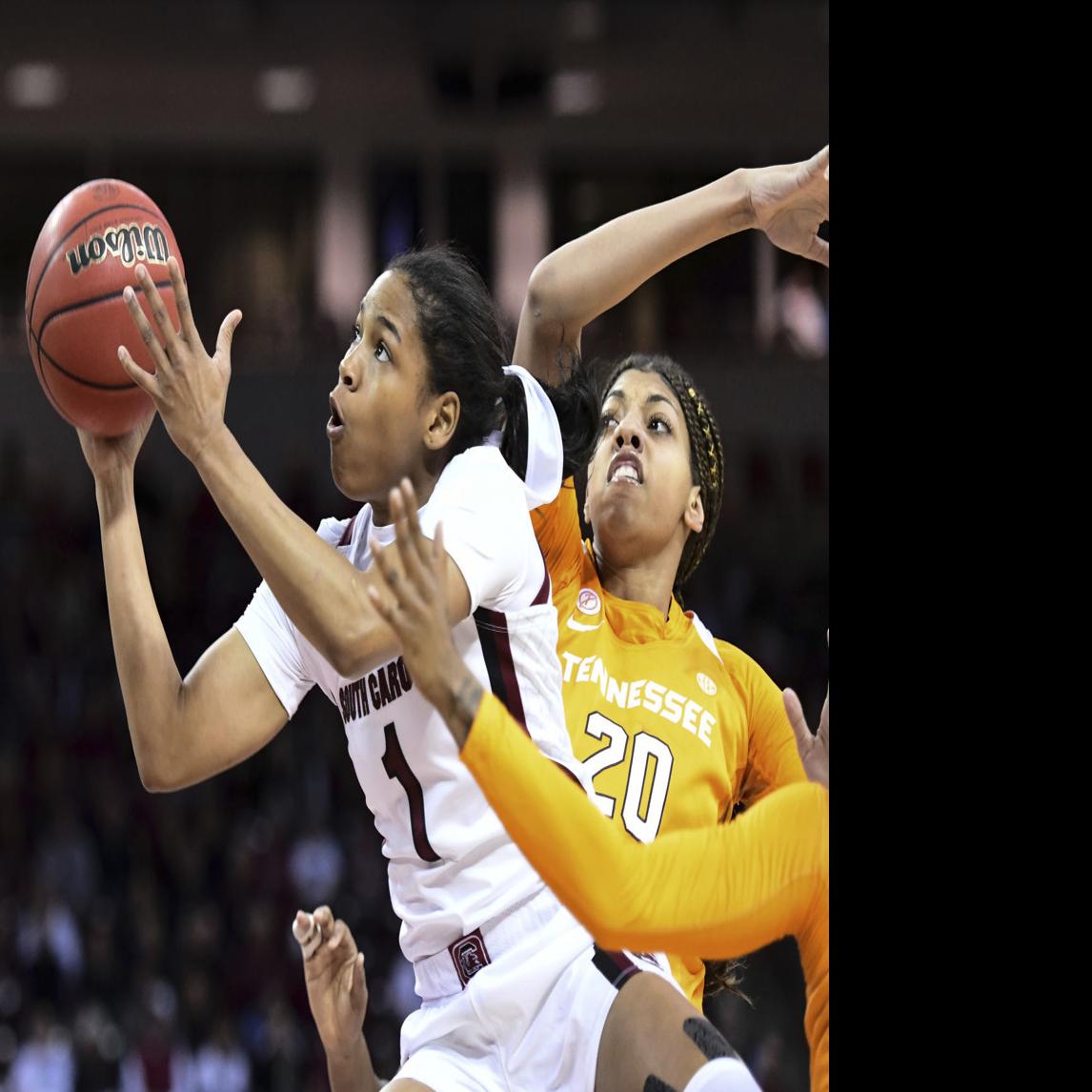 Carolina Women No 1 Gamecocks Defeat No 22 Lady Vols 69 48