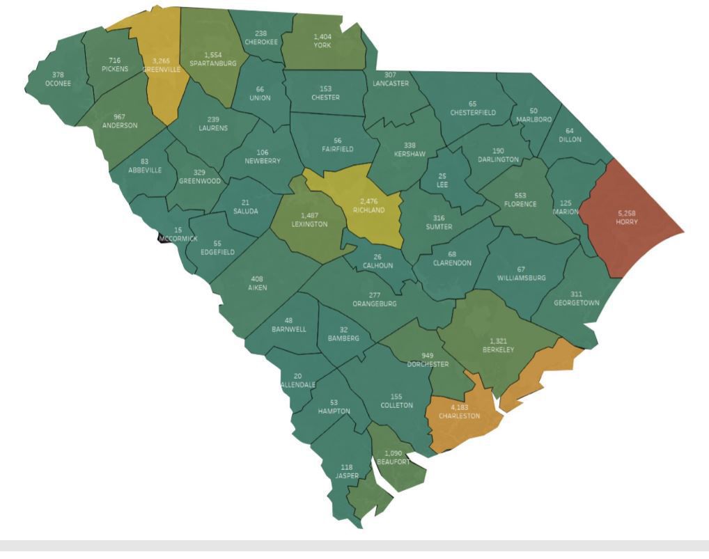 S.c. Unemployment Soars; State Releases Bamberg, Calhoun, Orangeburg 