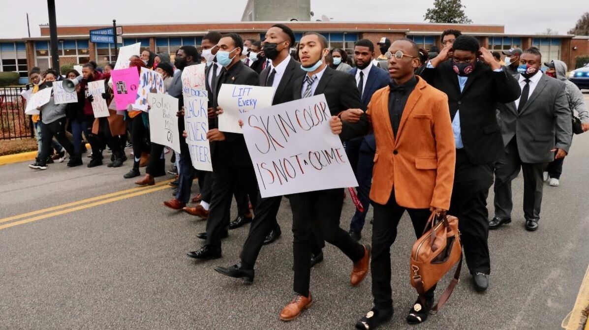 SCSU students march in memory of Orangeburg Massacre