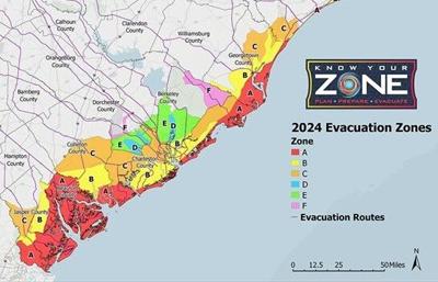 SC unveils new hurricane evacuation zones
