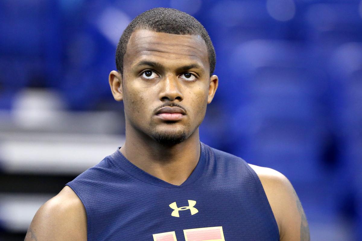 Deshaun Watson works out at NFL combine on Saturday ...