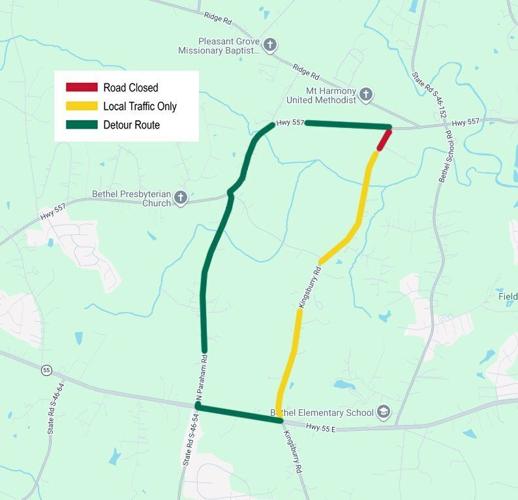 SCDOT to Close Kingsburry Road at SC 557 in York County for Intersection Improvement Project