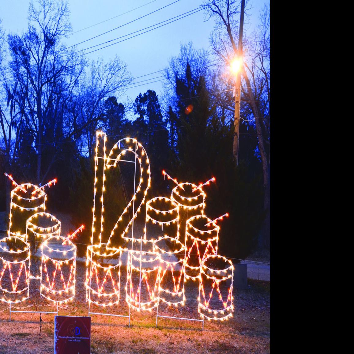 12 Days Of Christmas Light Display