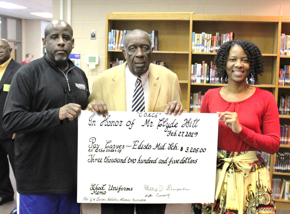 Carver Edisto Middle School Football Team Receives Donation For