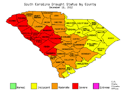 Drought conditions worsen in all S.C. counties