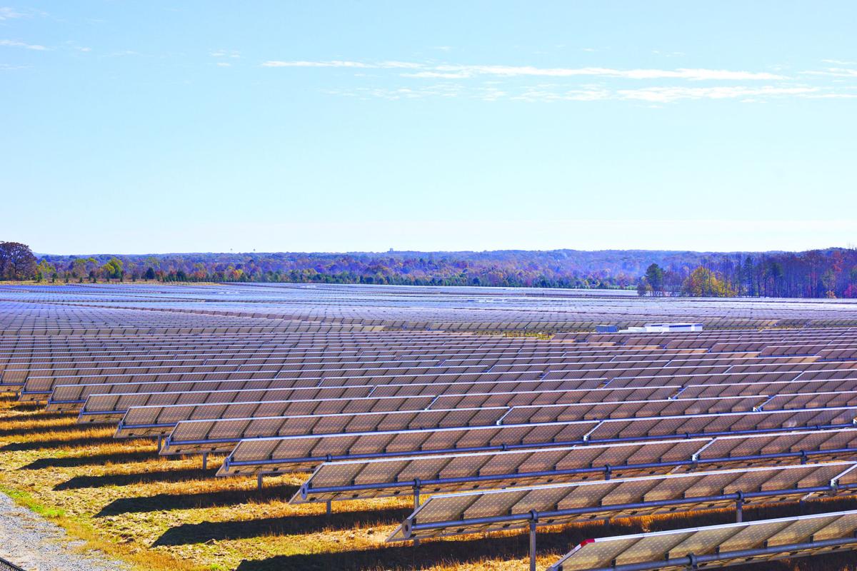LIBRARY Solar farm illustration